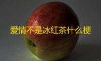 爱情不是冰红茶什么梗